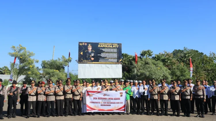 Sambut Hari Bhayangkara ke-80, Polres Nagekeo Gelar Doa Bersama Lintas Agama