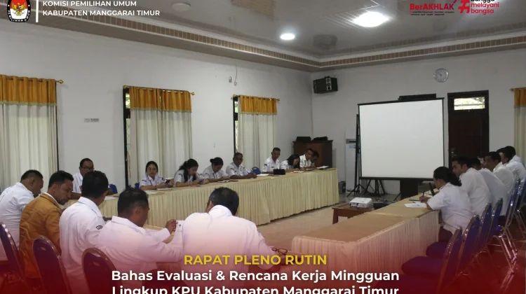 Jelang Akhir Semester I 2026, KPU Manggarai Timur Matangkan Agenda Kelembagaan