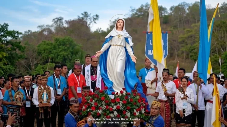 Prosesi Maria Assumpta Nusantara Jadi Pembuka Festival Golo Koe 2026