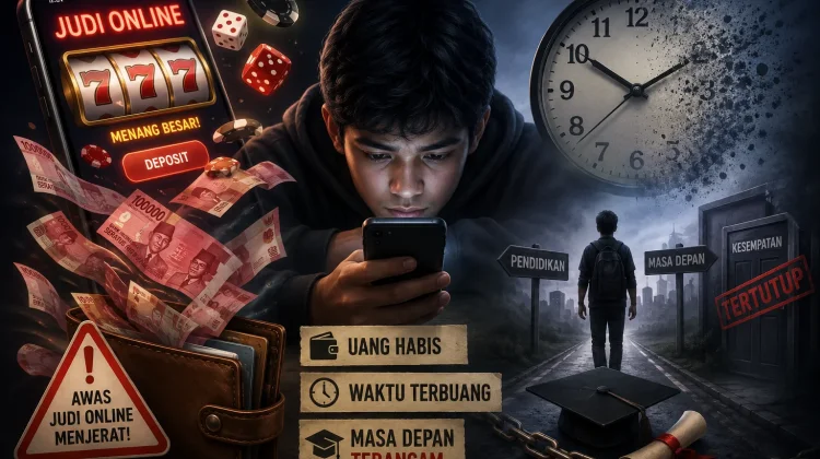 Judi Online Menggerus Uang, Waktu, dan Masa Depan