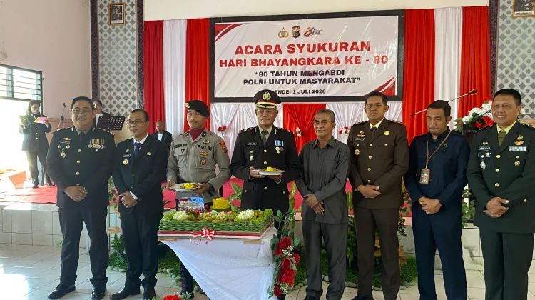Hari Bhayangkara ke-80, Polres Ende Perkuat Komitmen Penegakan Hukum