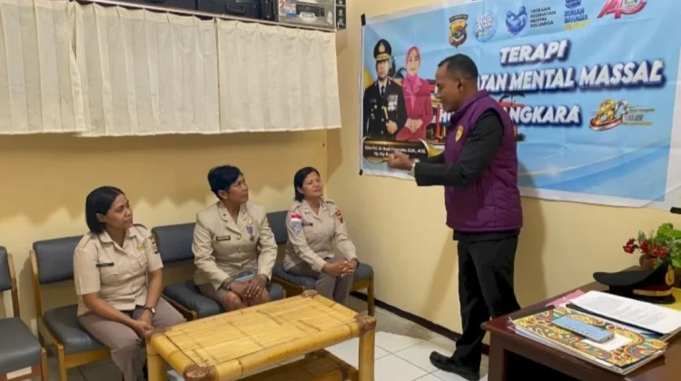 Terapi USEFT Warnai Peringatan Bhayangkara di Polres Sikka