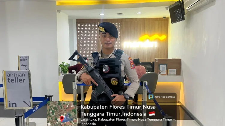 Polres Flores Timur Perketat Pengamanan Sejumlah Bank