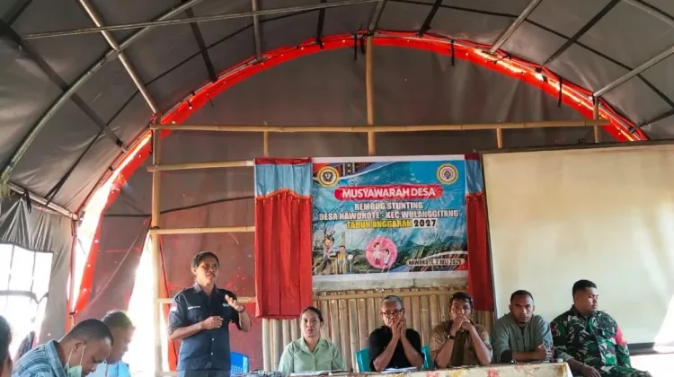 Desa Nawakote Gelar Rembug Stunting, Fokus Perbaikan Gizi Anak