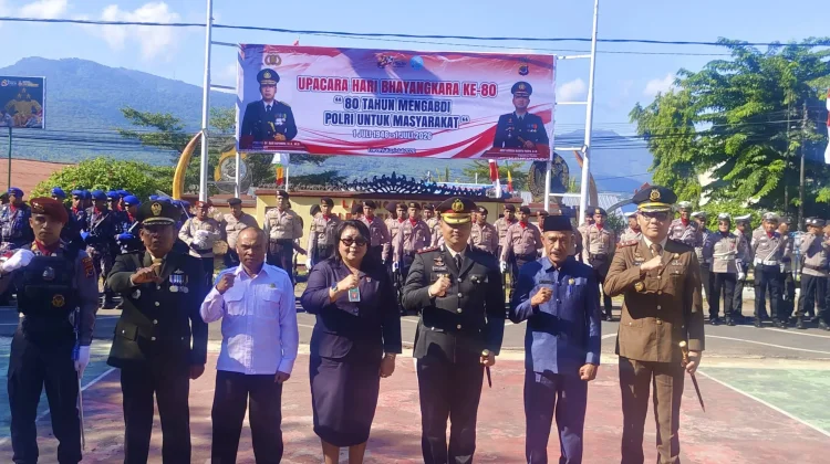 Semangat Kebersamaan Warnai HUT Bhayangkara di Larantuka
