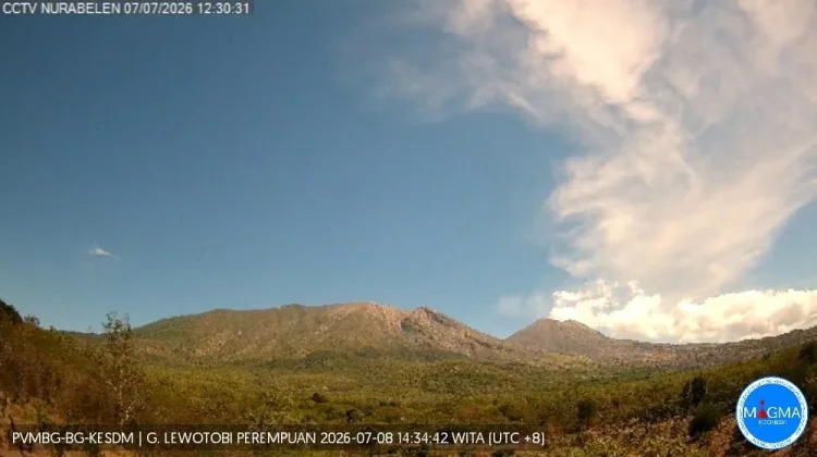 Gunung Lewotobi Perempuan Normal, Ancaman Gas Beracun Tetap Diwaspadai