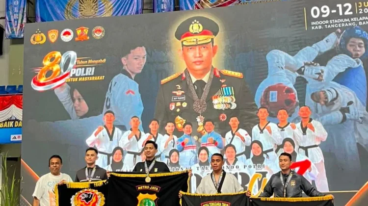 Kontingen Polda NTT Sabet Medali Perdana di Kejurnas Taekwondo Kapolri Cup VII
