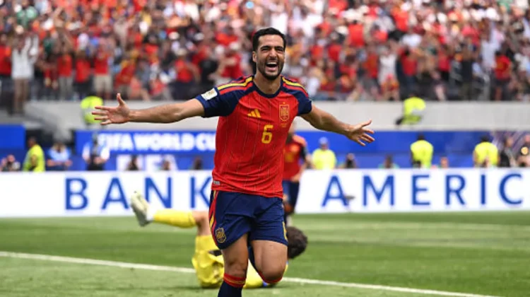 Merino Kembali Jadi Penentu, Spanyol Tantang Prancis di Semifinal