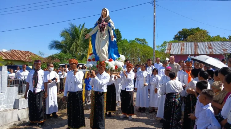 Prosesi Agung Maria Assumpta Nusantara Resmi Dibuka, Awali Festival Golo Koe 2026