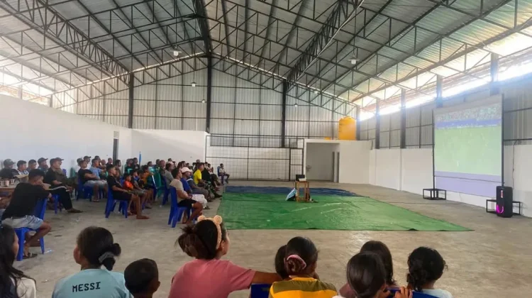 Kodim Flores Timur Kembali Gelar Nobar Piala Dunia 2026 Bersama Warga