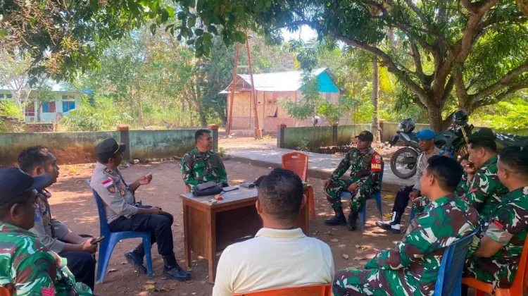 TNI-Polri Perkuat Sinergi Jaga Keamanan di Nagawutung