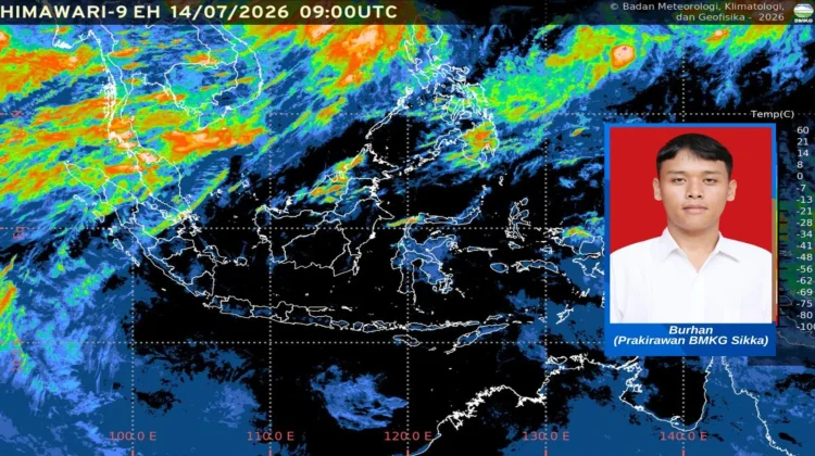 BMKG Prediksi Cuaca Sikka Cerah Berawan Hingga Rabu Malam