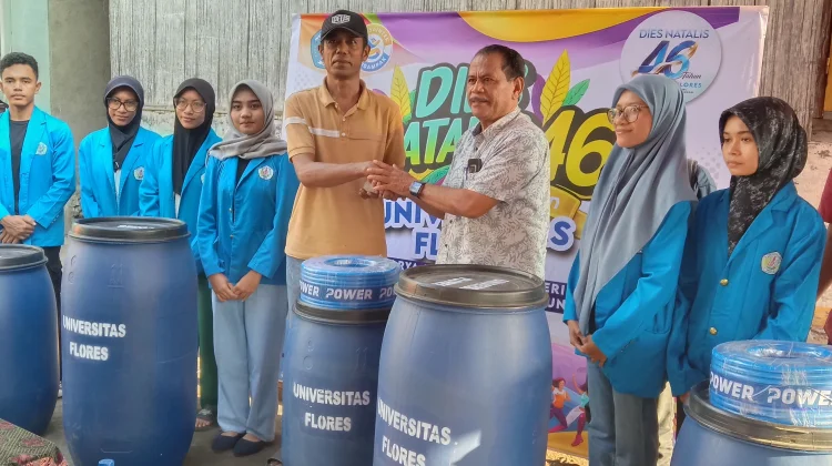 Program Kampus Berdampak, Uniflor Hadirkan Akses Air Bersih bagi Warga Pesisir