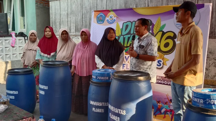 Sumber Air Lebih Dekat, Warga Paupanda Sampaikan Terima Kasih kepada Uniflor