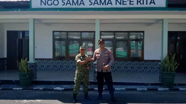 Kapolres Ngada Perkuat Sinergi dengan Kodim 1625
