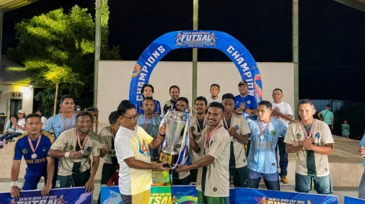 Tim Futsal Kemenag Lembata Juarai Turnamen HUT Bank NTT Ke-64