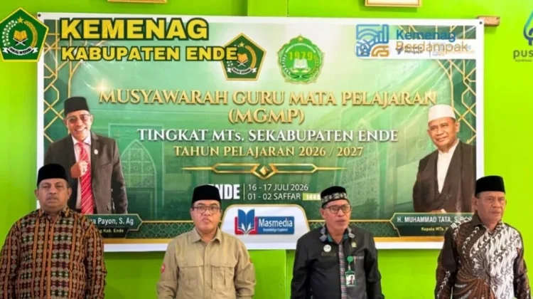Kemenag Ende Gelar MGMP, 100 Guru MTs Perkuat Profesionalisme