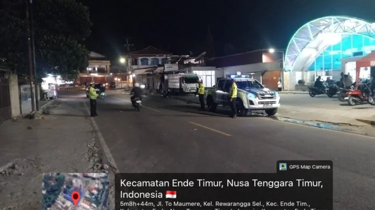 Patroli Blue Light Satlantas Polres Ende Antisipasi Balap Liar dan Laka Lantas