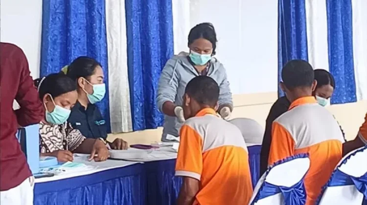 Rutan Bajawa Skrining TBC bagi 125 WBP dan Petugas Bersama Dinkes