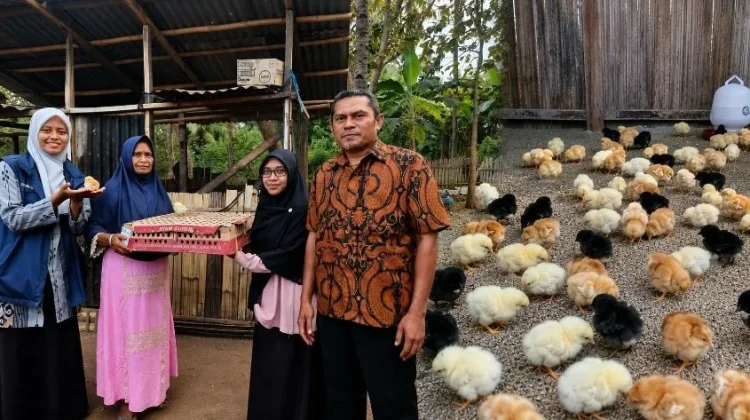 Kampung Zakat Delang Terima 300 Bibit Ayam untuk Perkuat Ekonomi Warga