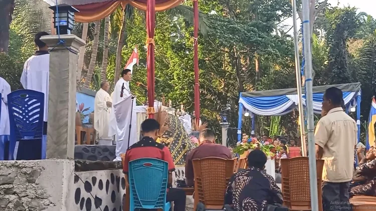 Perayaan 25 Tahun Gua Maria Eko Wio Berlangsung Khidmat, Momentum Pererat Iman Umat