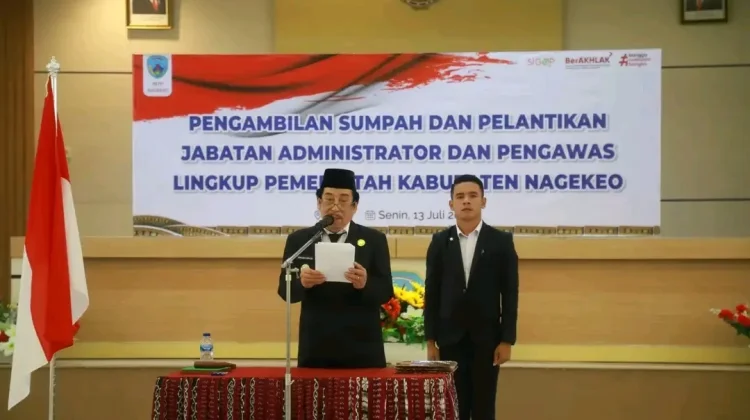 Bupati Nagekeo Lantik 81 Pejabat Administrator Pengawas