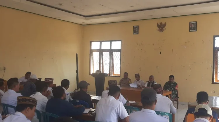 Koramil Reok Siap Dukung Sukses HUT ke-81 RI, Hadiri Rapat Persiapan di Kecamatan Reo