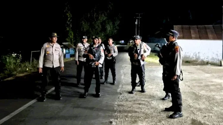 Polres Flores Timur Intensifkan Patroli Malam di Dusun Bele