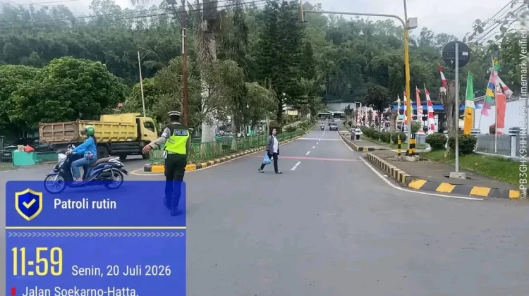 Satlantas Ngada Intensifkan Patroli Lalu Lintas di Kota Bajawa