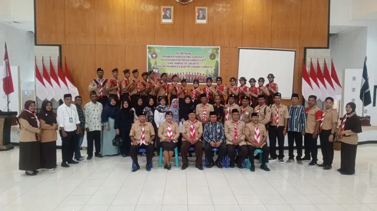 Sebanyak Tujuh Pramuka Garuda Lembata Resmi Dilantik