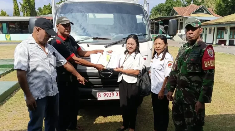 Empat Truk KDKMP Tiba di Sikka, Tunggu Gerai Siap Beroperasi