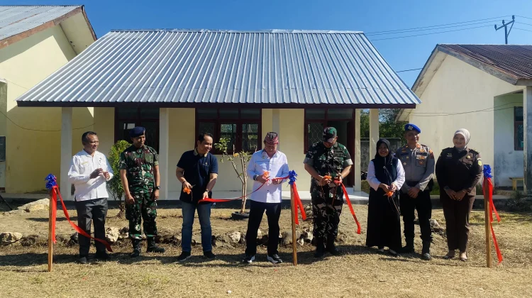 Meruorah dan Kodim 1630 Mabar Resmikan Revitalisasi Ruang Belajar SDN Gorontalo