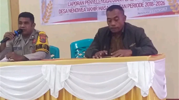 Bhabinkamtibmas  Naruwolo Ajak Warga Jaga Kamtibmas jelang Pilkades