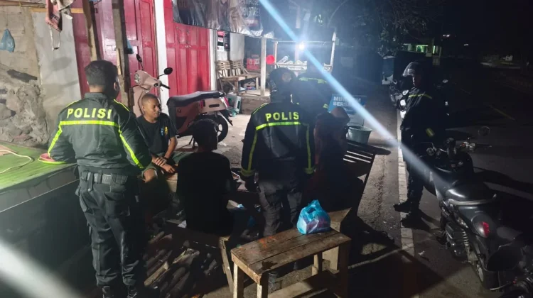 Jaga Kamtibmas Malam Hari, Sat Samapta Polres Ende Gelar Patroli Perintis Presisi