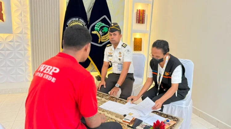 Lapas Ende Jadi Lokasi Pendataan Sensus Ekonomi BPS 2026