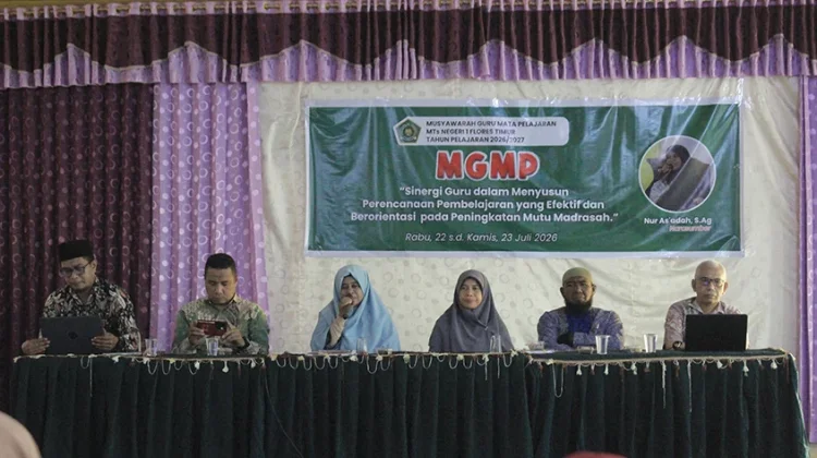 MTsN 1 Flores Timur Perkuat Kompetensi Guru lewat Workshop Perencanaan Pembelaja