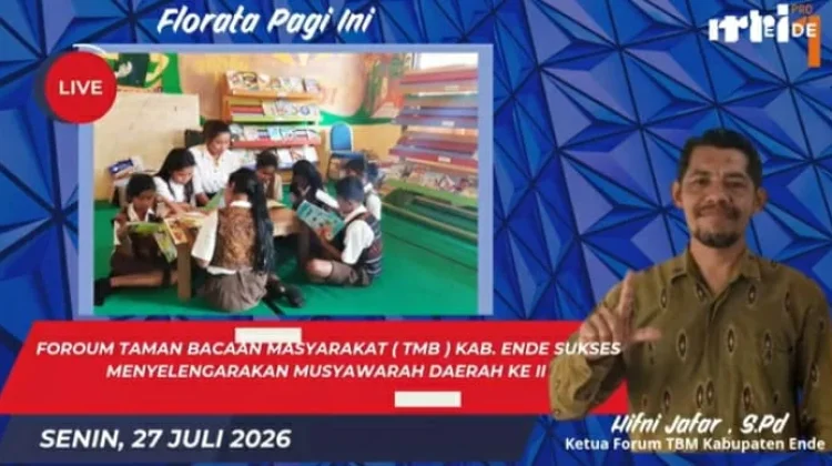 Forum TBM Ende Ajak Warga Budayakan Membaca Bersama