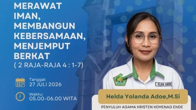 Renungan Kristen Ajak Umat Hidup Saling Menolong Sesama