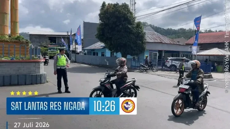 Satlantas Polres Ngada Intensifkan Pengaturan Lalu Lintas di Kota Bajawa