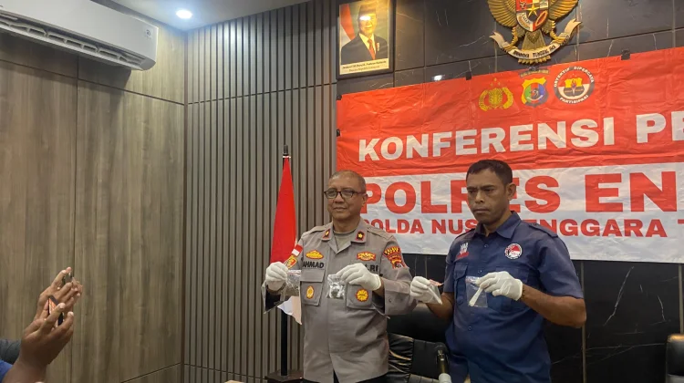 Satresnarkoba Polres Ende Bongkar Jaringan Ganja, Tiga Tersangka Ditahan