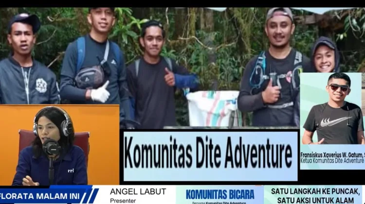 Komunitas Dite Adventure Ajak Pendaki Bawa Pulang Sampah Demi Kelestarian Alam