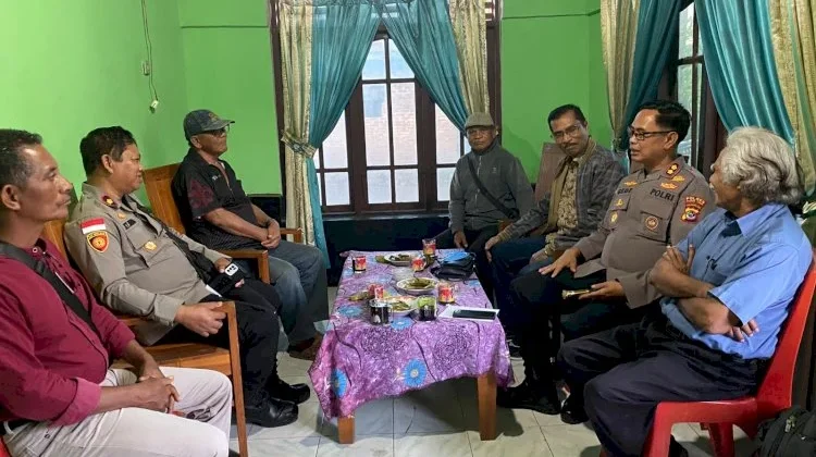 Kapolres Flotim Rangkul Tokoh Masyarakat dan Agama Jaga Damai Adonara Timur