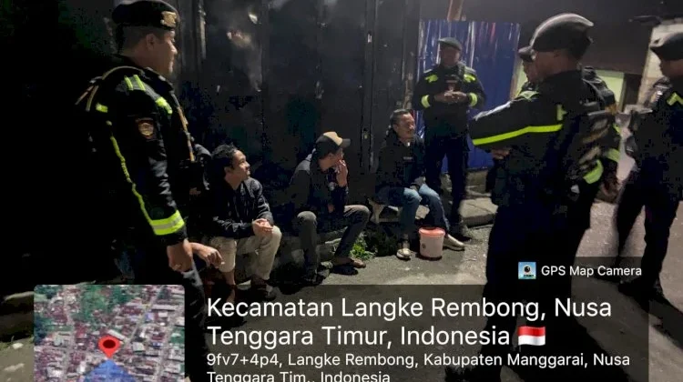 Sat Samapta Polres Manggarai Intensifkan Patroli Malam, Jaga Kamtibmas Kondusif