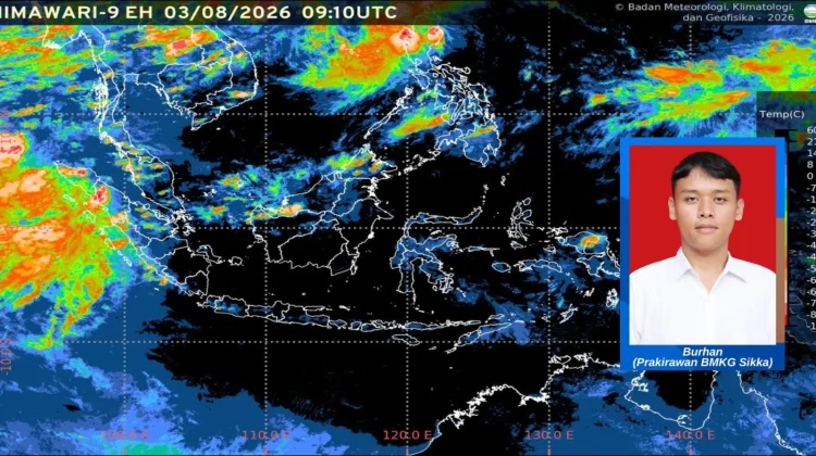 Cuaca Flores Didominasi Cerah Berawan, BMKG Ingatkan Dampak Kemarau