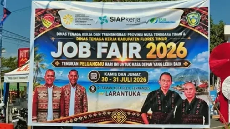 Job Fair NTT di Flores Timur Tarik 1.300 Pengunjung, 936 Orang Resmi Mendaftar