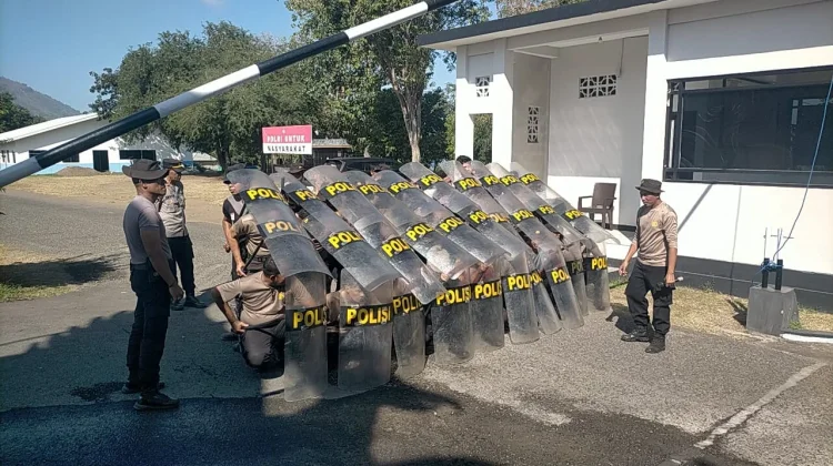 Sat Samapta Polres Ende Matangkan Kemampuan Dalmas jelang Lomba di Polda NTT