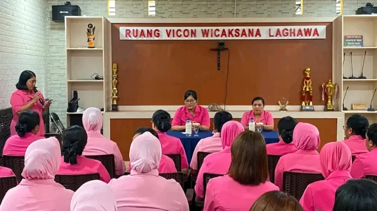 Arahan Perdana Ketua Bhayangkari Cabang Ngada Perkuat Soliditas Organisasi