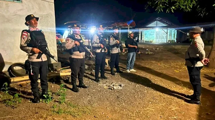 Polisi Intensifkan Patroli Malam Jaga Kondusivitas Adonara Timur