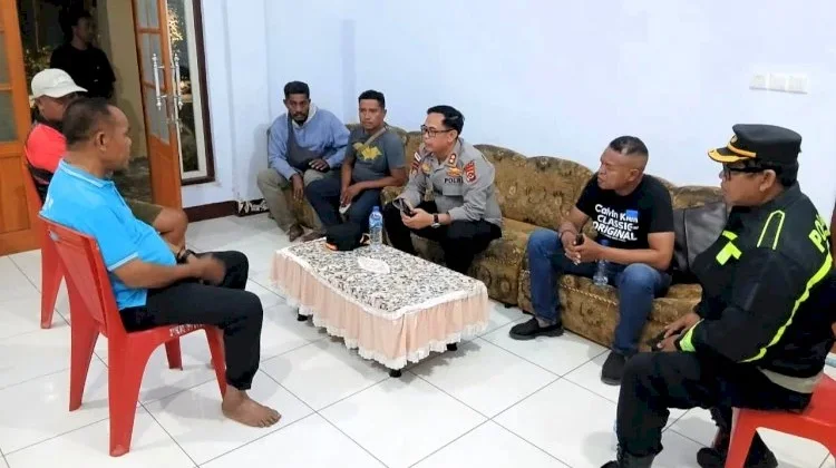 Polres Flotim Cek Lokasi jelang Komitmen Damai Masyarakat Adonara Timur
