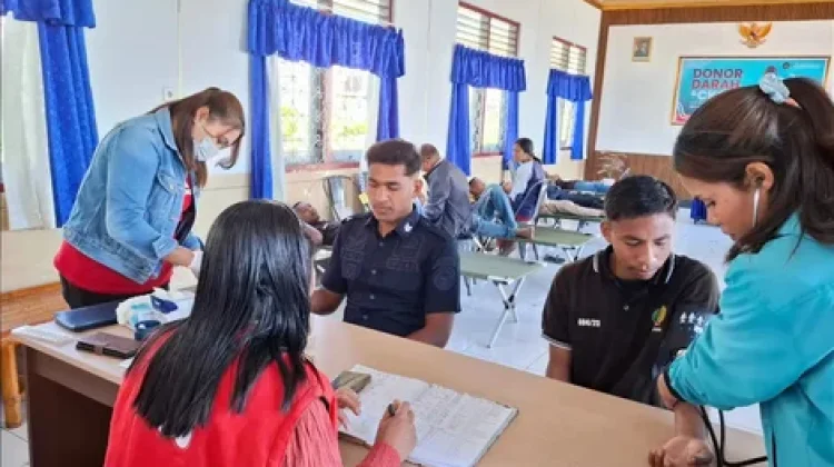 Rutan Bajawa Gelar Donor Darah, Cek Kesehatan Gratis untuk Publik